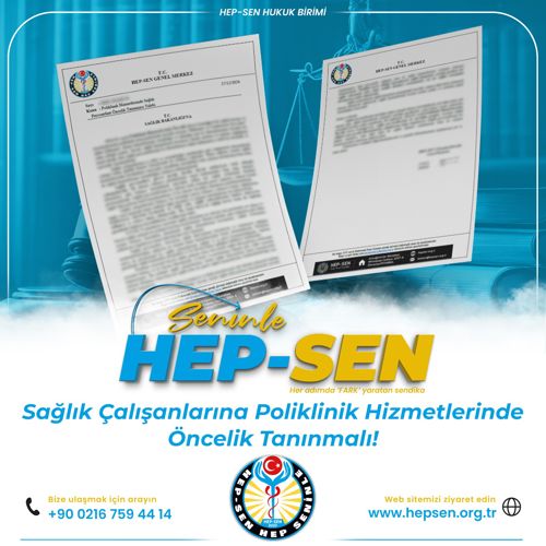 Sağlık Çalışanlarına Poliklinik Hizmetlerinde Öncelik Tanınmalı